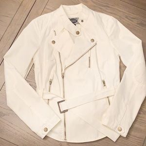 Belted Moto Jacket
